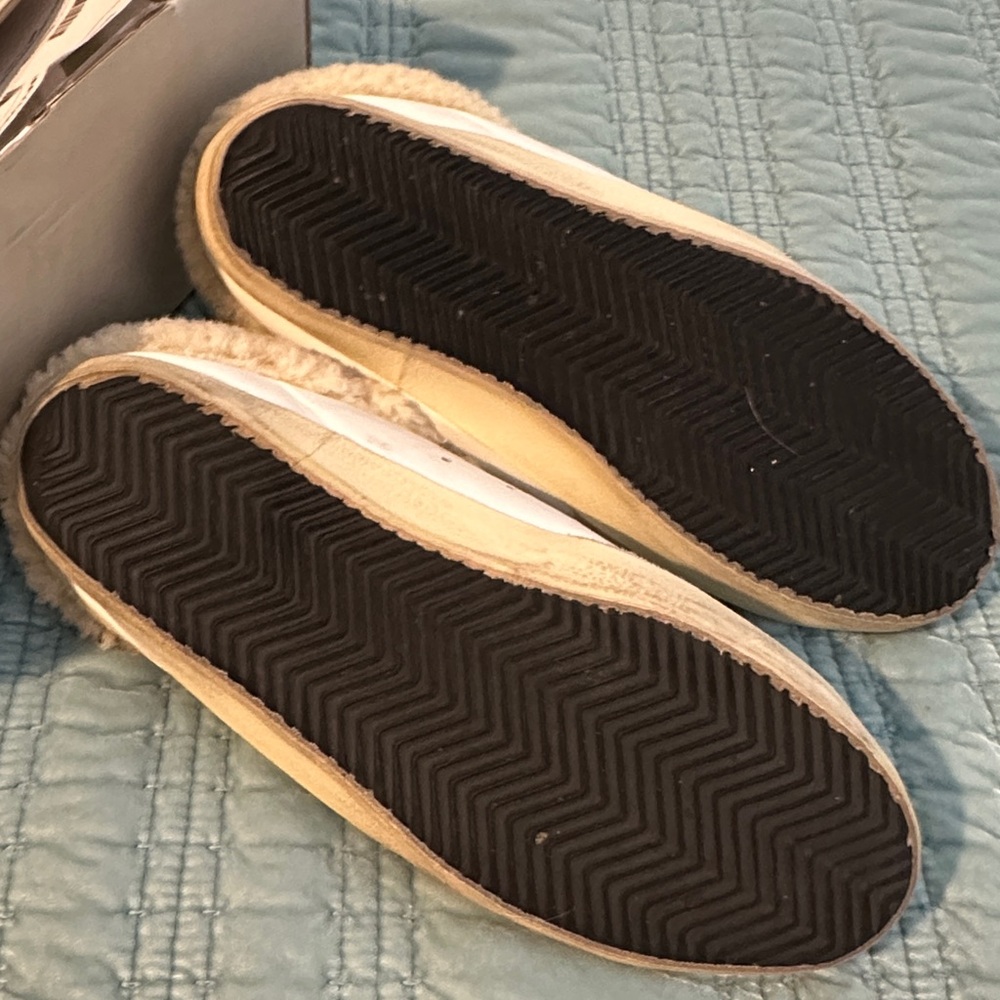 Golden Goose Super-Star Sabot white leather and shearling lining - Picture 9 of 11
